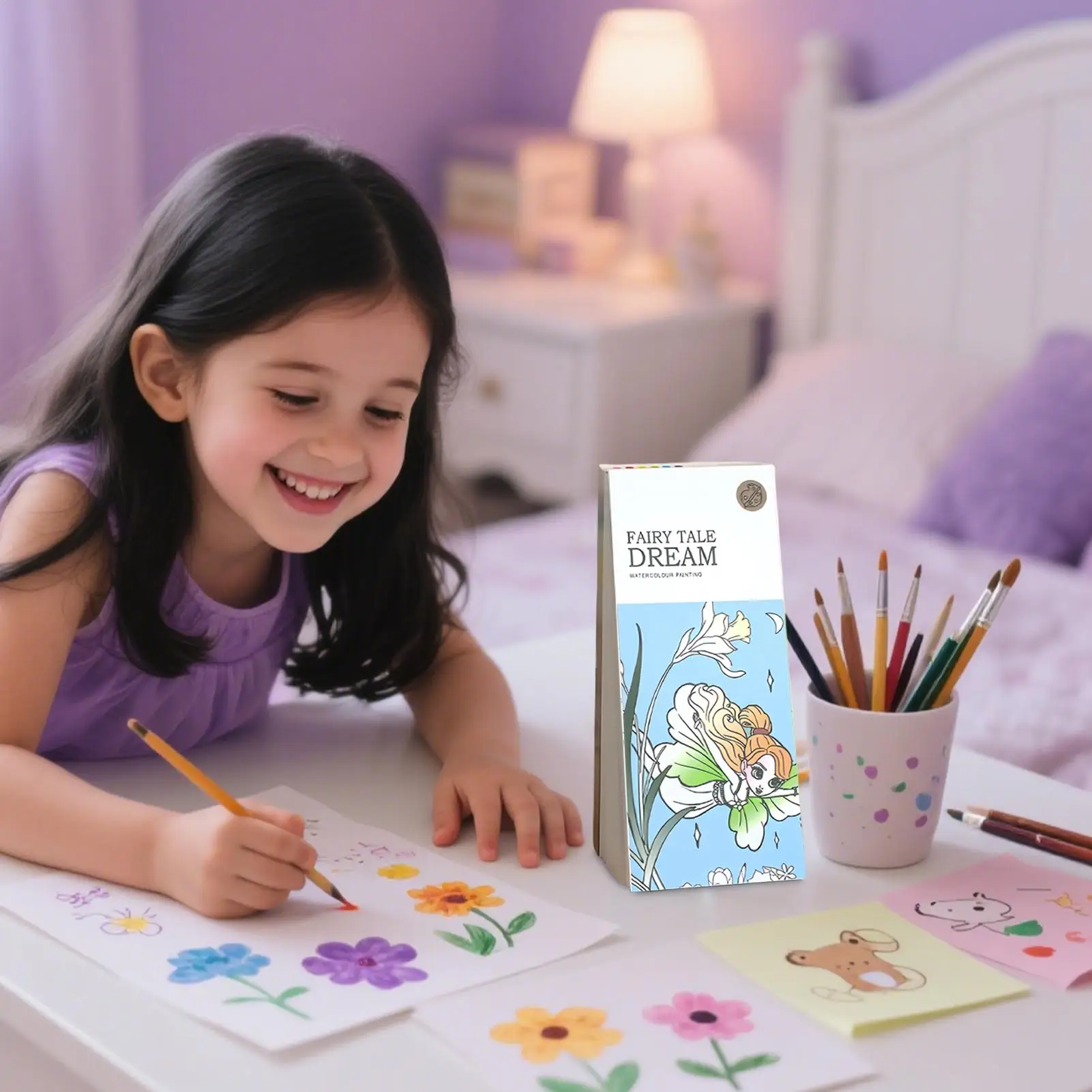 

Watercolor Paper Book Drawing Sketchbook Portable Pad Paper Sketchbook For Painting Drawing Kids Home Outdoor Creative