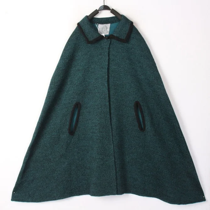 

Sweet Ethnic Style Vintage Wool Sweater Coat Hara-Kiri Wind Women's Loose Fit Cardigan Single Button Casual Online Exclusive