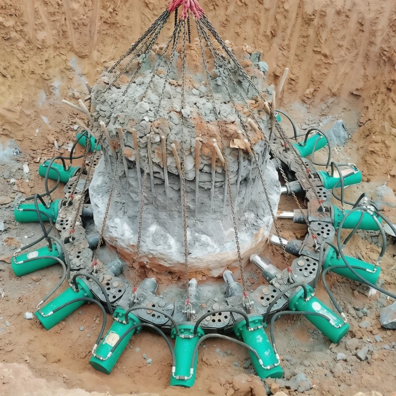 Hot Sale Concrete Hydraulic Pile Breaker Machine High Quality Power Tools Manual Rock Breaker and Hydraulic Concrete Pile