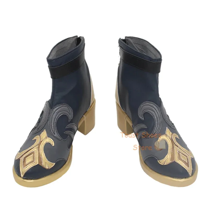 게임 Genshinimpact Neuvillette 코스프레 만화 애니메이션 게임 콘 할로윈 파티 코스프레 의상 소품 Neuvillette Anime Shoes