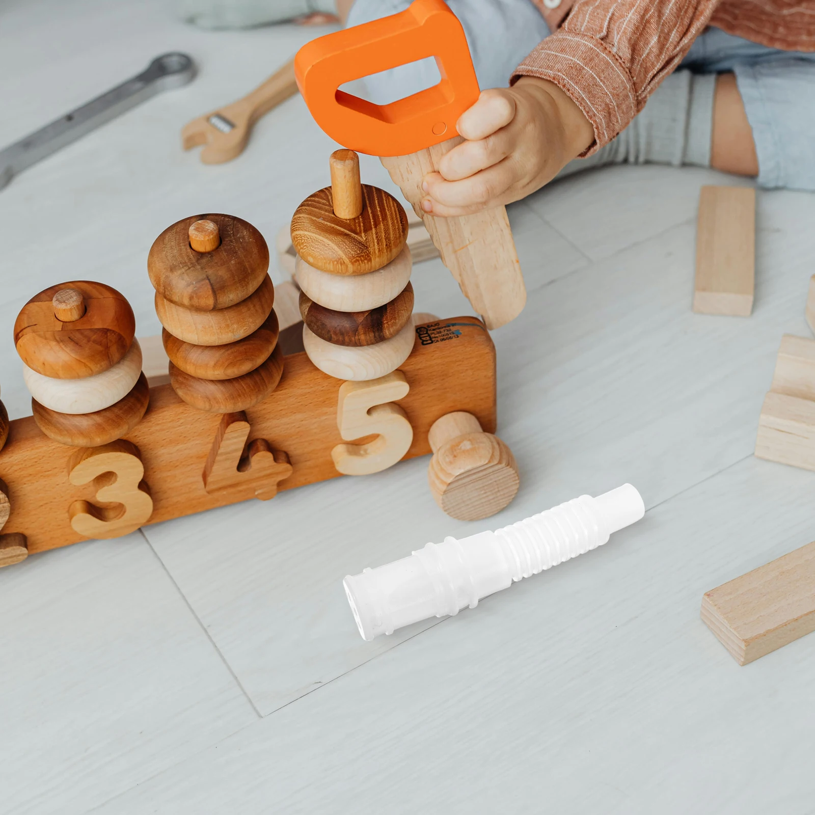 

10pcs Squeaky Dog Toy Accessories White Plastic Small Replacement Fit Repair DIY Noise Maker Toys Noise Maker Pet Supplies