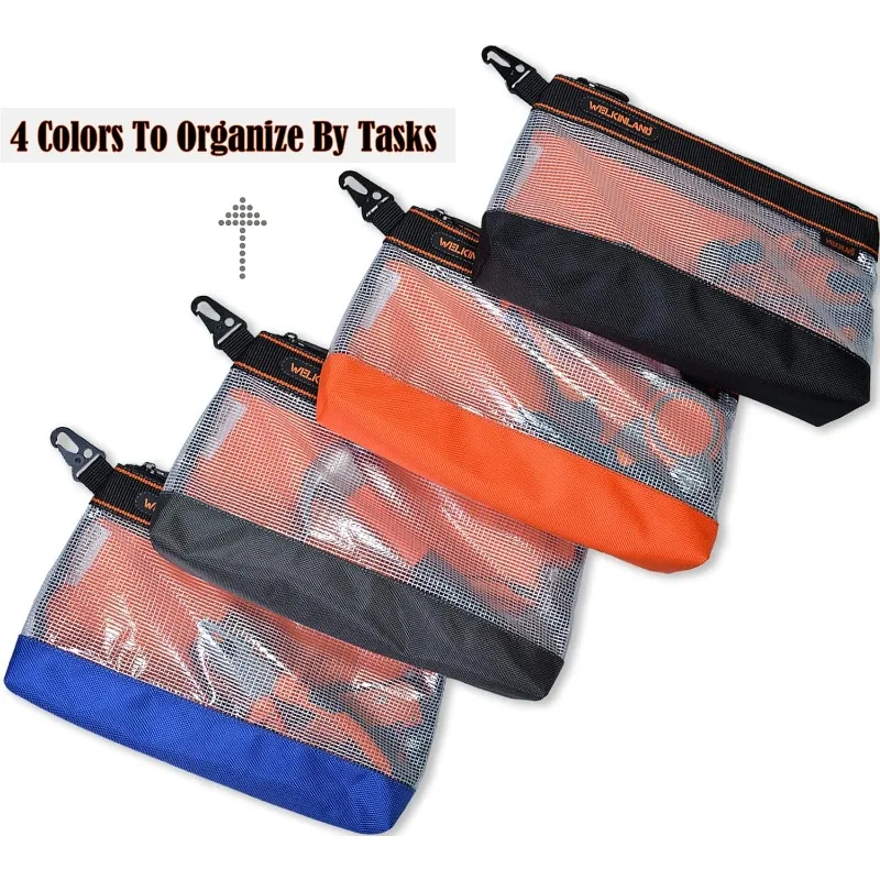 Clear Tool Pouch, 4PCS Tool pouches, 13