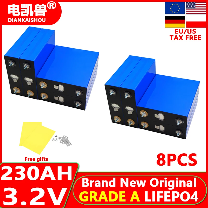 Imagem -05 - Bateria Recarregável para Carro Elétrico Faça Você Mesmo Solar Energy Battery Grau a Duty Novo 310ah 280ah 12v 24v 48v Pcs