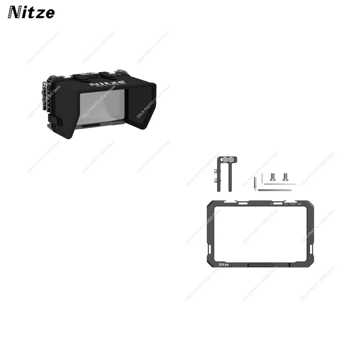 

Nitze Monitor Cage with Sunhood for FeelWorld P6X Monitor