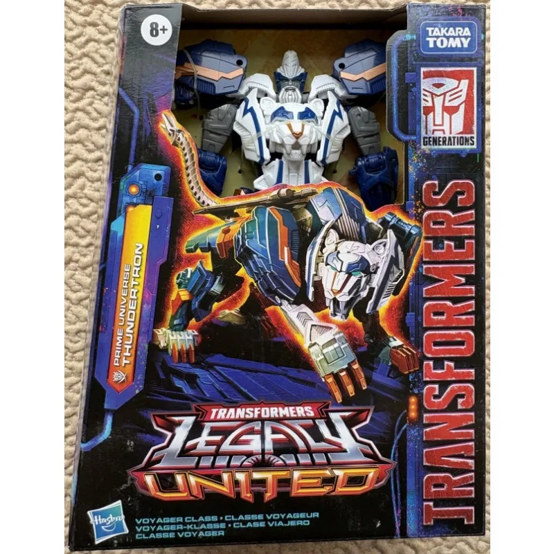 Nouveaux jouets Hasbro Transformers Legacy United Voyager Thundertron, figurines d'action, modèle d'anime, jouets robots, objets de collection, loisirs, cadeaux