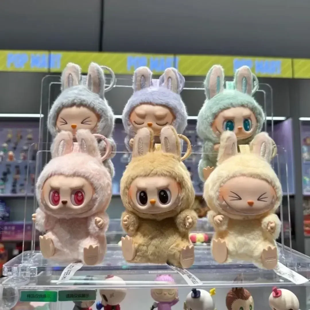 New High Quality Macaron 2 The Monsters Labubu Sitting Party Vinyl Plush Blind Box Decorative Surprise Box Doll Collection Gift