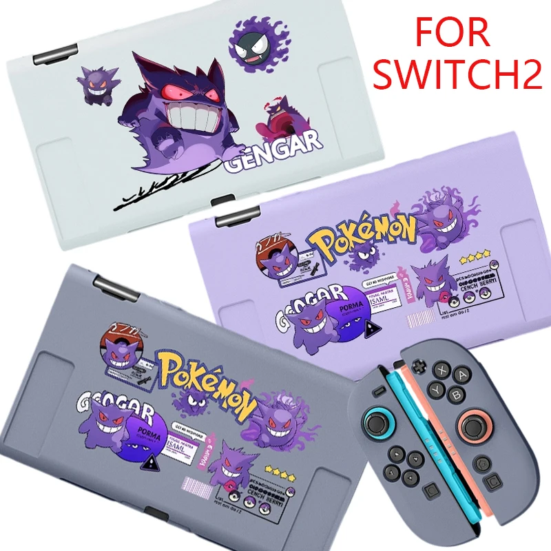 

Gengar Protective Case for Nintendo Switch2 Put in Dock Compatible with Switch 2 Split Joycon Console Soft TPU Shell Accessories