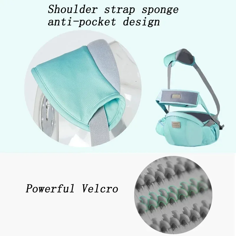 Baby Carrier New Born Slings Infant Backpack Ergonomics Hipseat Waist Stool Seat Kangaroo 4 in 1 Portable 0-3 Years for Travel