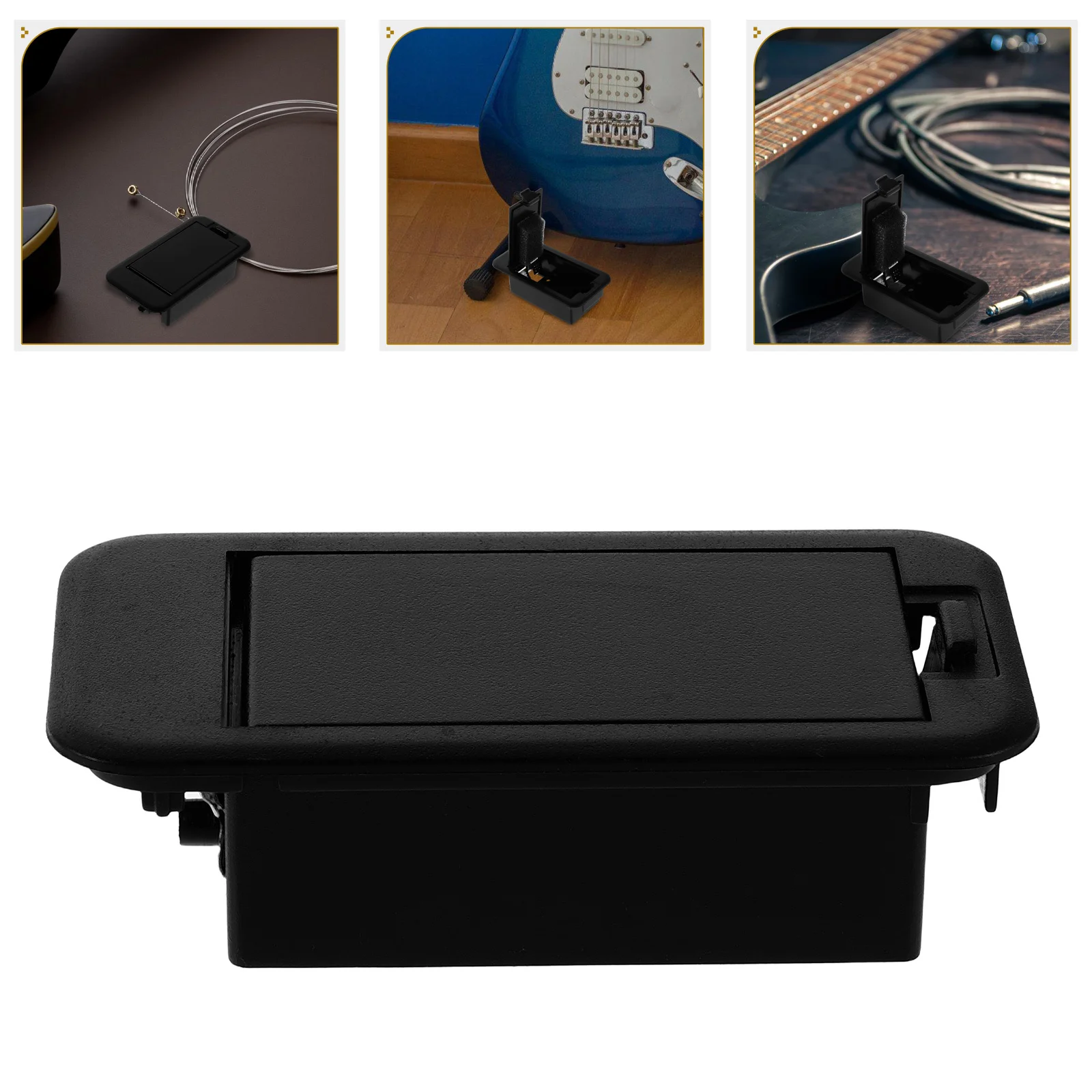 

Enhanced Pickup Case For Electric Durable Plastic Quick Installation Sponge Padded Vibration Reduction Clear Sound