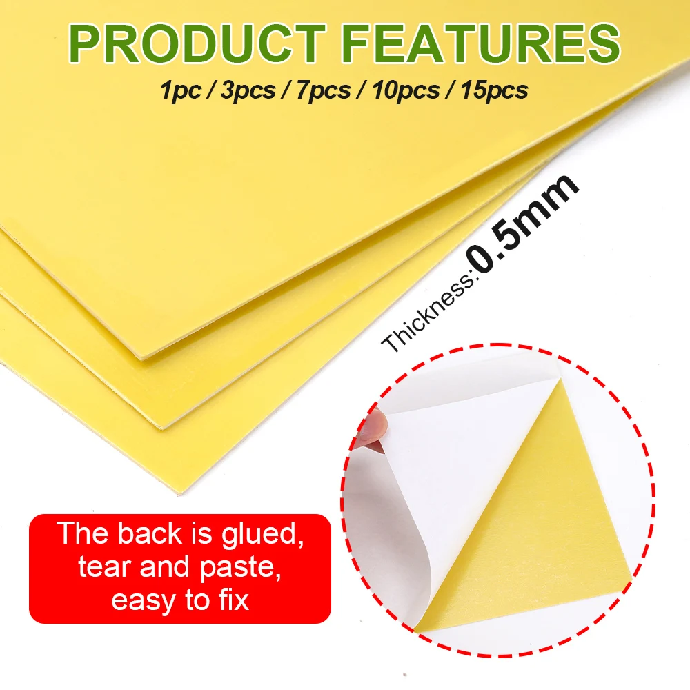 1/3Pc 0.5*172*203MM Yellow Upgraded 3240 Epoxy Plate Insulating Resin Board for 3.2V 280Ah 320Ah 310Ah 90Ah Lifepo4 Battery Pack