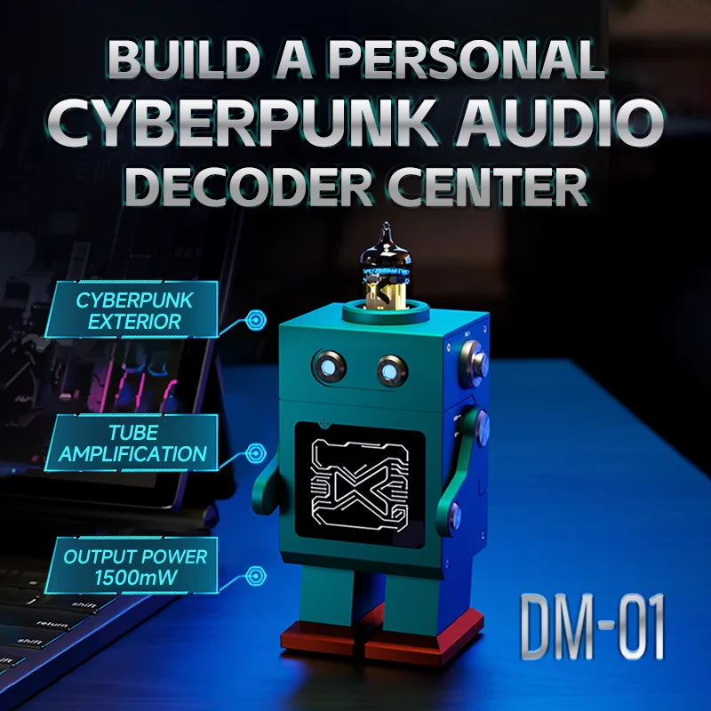 XDUOO DM-01 디지털 오디오 음악 USB DAC 디코더 CS43131 MQA 지원 Bluetooth 5.4 DSD256 CPM384kHz