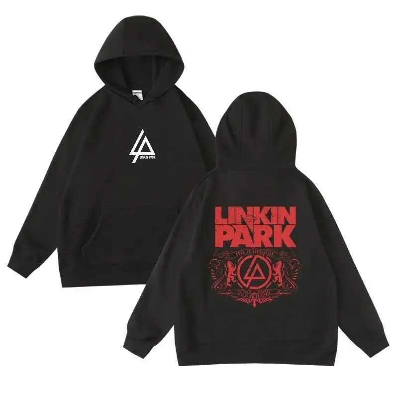 European and American Rock Band Linkinpark Park Autumn and Winter Hooded Sweatshirt for Men and Women Pullover Hoodie