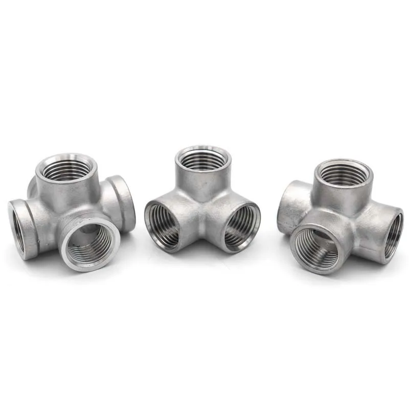 

1/4 дюйма, 3/8 дюйма, 1/2 дюйма, 3/4 дюйма, 1 дюйм, 1-1/4 дюйма, 1-1/2 дюйма, BSP, внутренняя резьба, нержавеющая сталь 304, 3, 4, 5-контактный угловой тип, труба, крестообразный соединитель