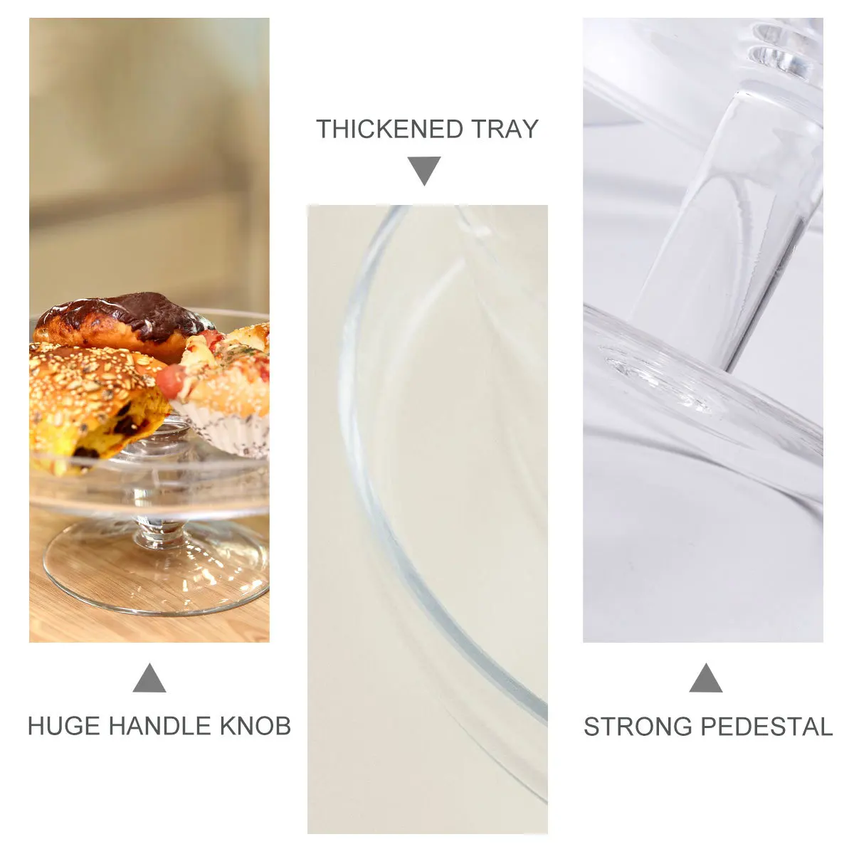 

1Pcs Dust-Proof Insulated Food Cover Transparent Plastic Cake Cover for Buffet Western Cuisine Protection Home Restaurant Hotel