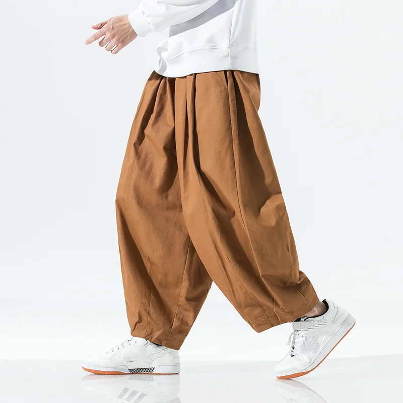 

Wide Leg Pants Men 2026 Spring Autumn Male Trousers Loose Casual Baggy Jogging Sweatpants Male Vintage Cargo Pants Oversized 5XL