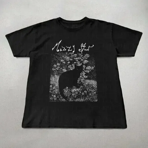 Mazzy Star Cat Shirt 90s Alternative Rock Shirt AN32747