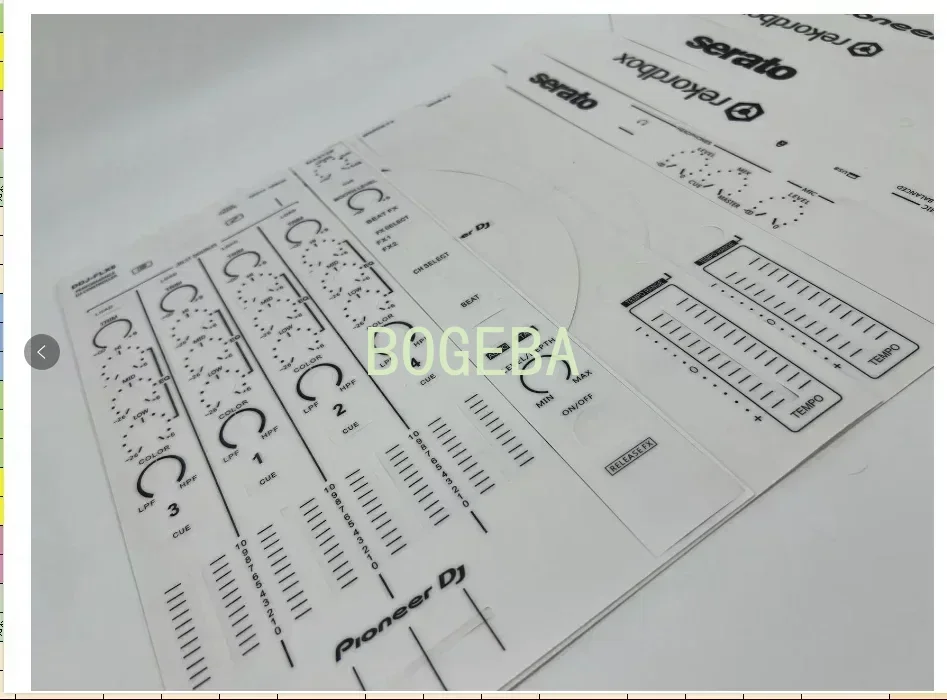 Dj hard disk recorder Ddjflx6 protective film sticker, skin pioneer film DDJ-FLX6 digital controller protective film