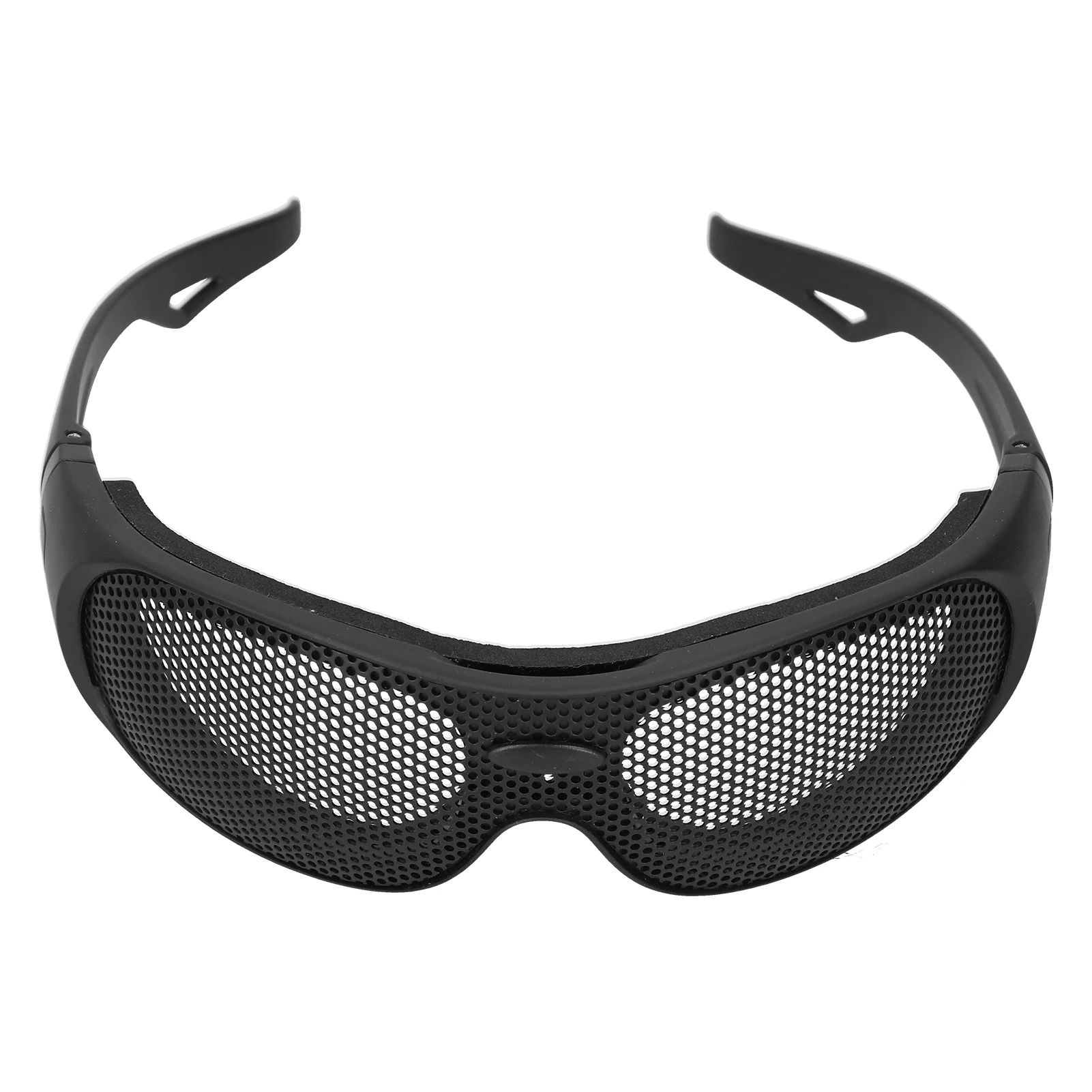 Impact Resistant Glasses UV400 Goggles Safety Goggles Impact Resistant Iron Mesh Pattern UV400 for Military Fans CS Outdoor Game