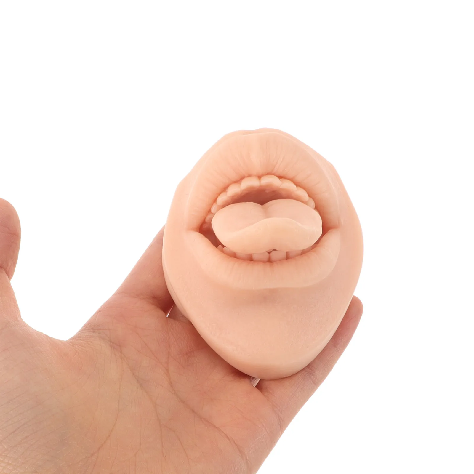 

Realistic Silicone Tongue Mouth Simulation Piercing Tattoo Practice Artificial Fake Lip Silicone Body Part Training Tool