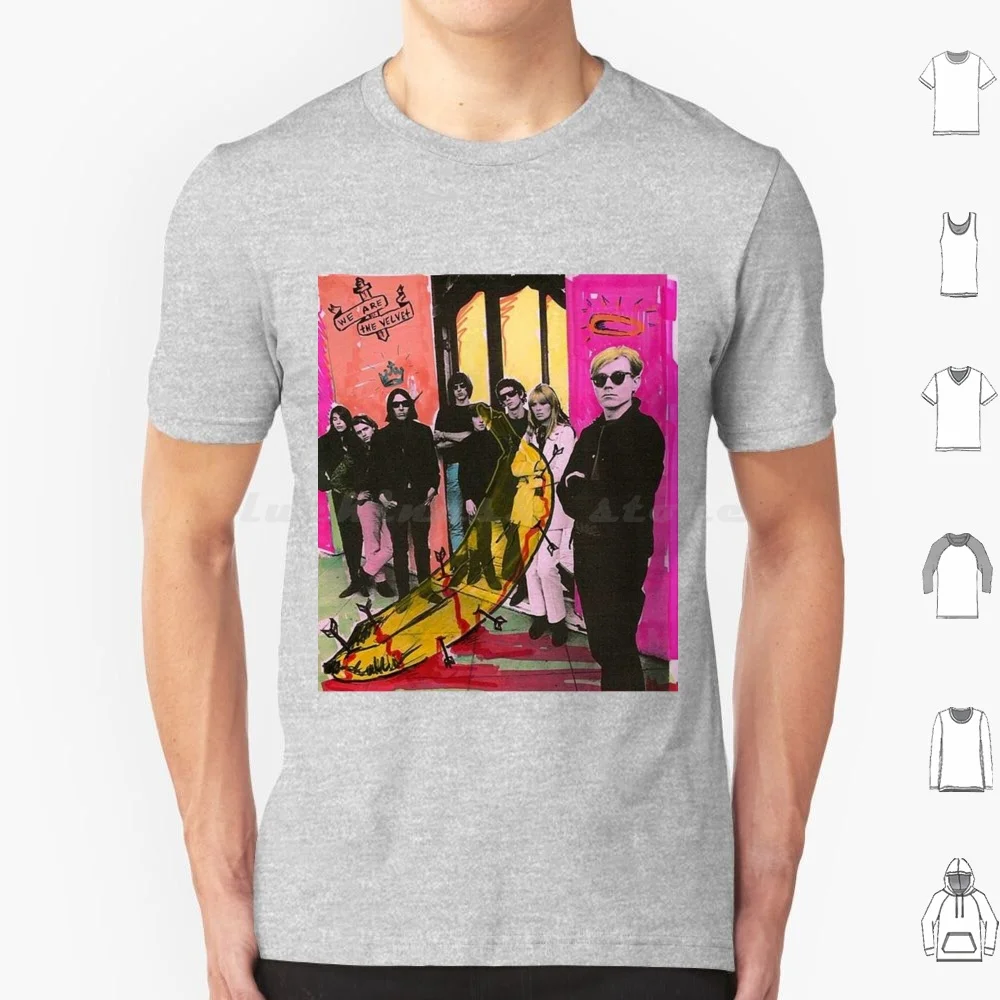 And The Velvet Underground T Shirt Big Size 100% Cotton Velvet Underground Banana Pop Art Artist Music Band