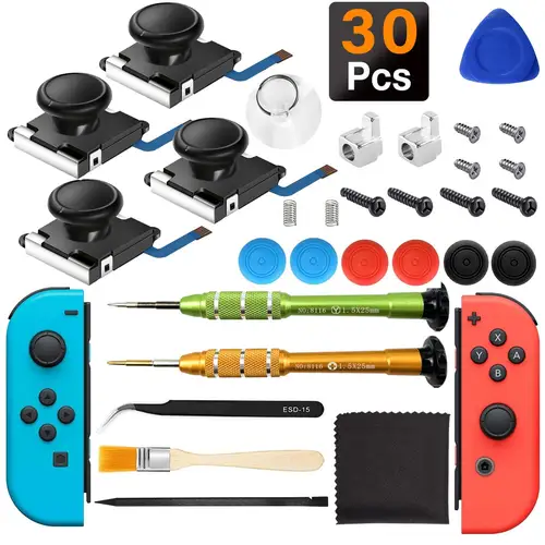 Para Joycon Joystick Reemplazo Paquete de 4 para Fix Drift Nintendo Switch Joy-Con Controller y Switch Lite Reemplazo de Joystick