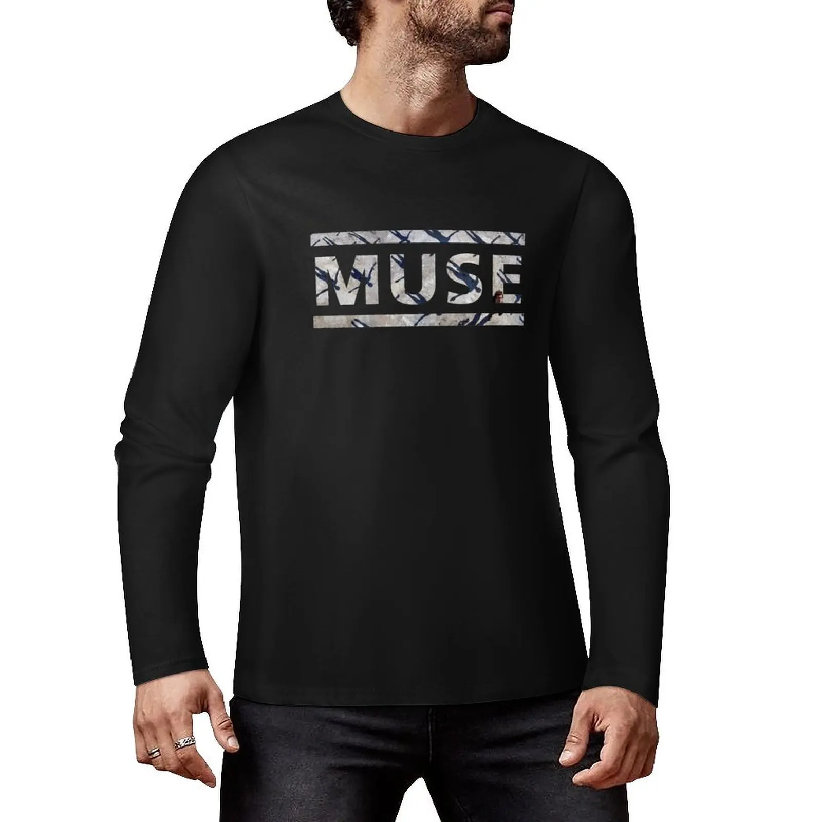 Absolution Muse Cover Logo Long T-Shirt heavyweight t shirts custom t tops boys white mens champion