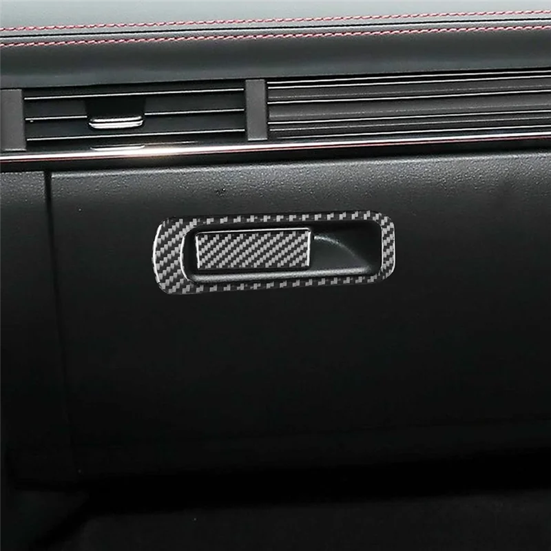 بقوة لمازدا 3 Axela 2020-2024 المشارك الطيار صندوق تخزين غطاء مقبض سيارة لاصقة تزيين #2