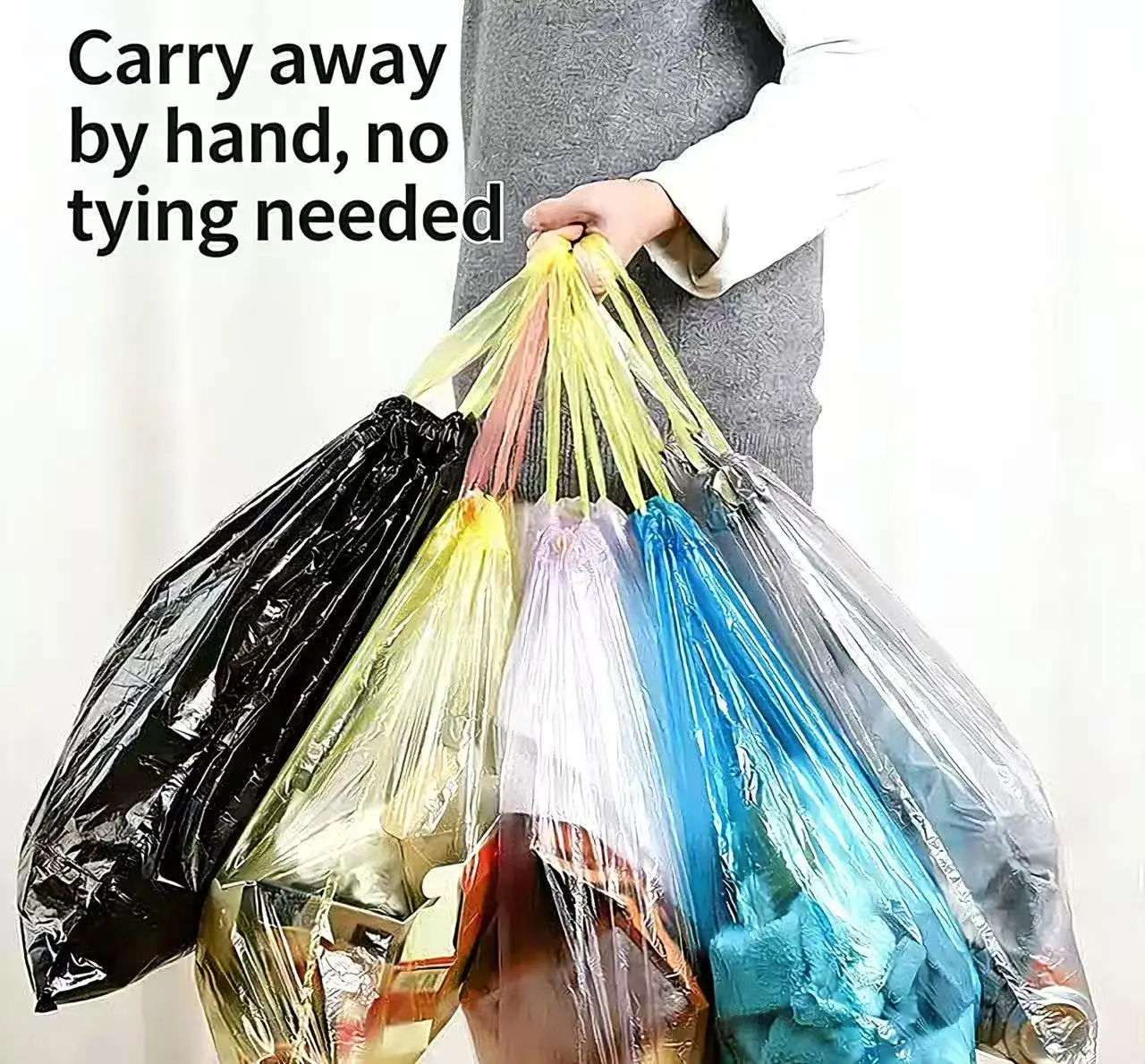 Drawstring garbage bag, starting from one piece, strict selection of department store daily necessities, household garbage bag,