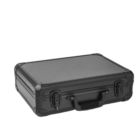 xx-Professional Aluminum Tool Case Black Lock Durable Aluminum Instrument Tool Carry Case Potable Aluminum Hard Case