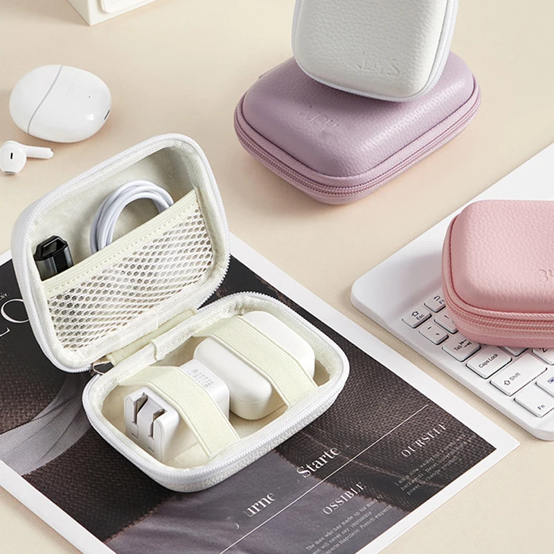 Hard Shell Organizer Case Storage Collection Bag Case for Earphone Laptop Charger Hard Dish USB Flash Cable Electronic Device