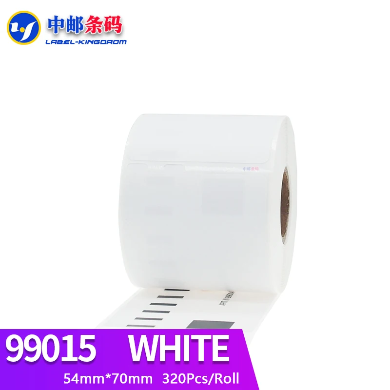 Imagem -05 - Dymo-compatível Etiqueta Impressora Térmica Compatível com Labelwriter 450turbo 4xl Branco Dymo 99015 54 mm 70 mm 320 Pcs 20 Rolls