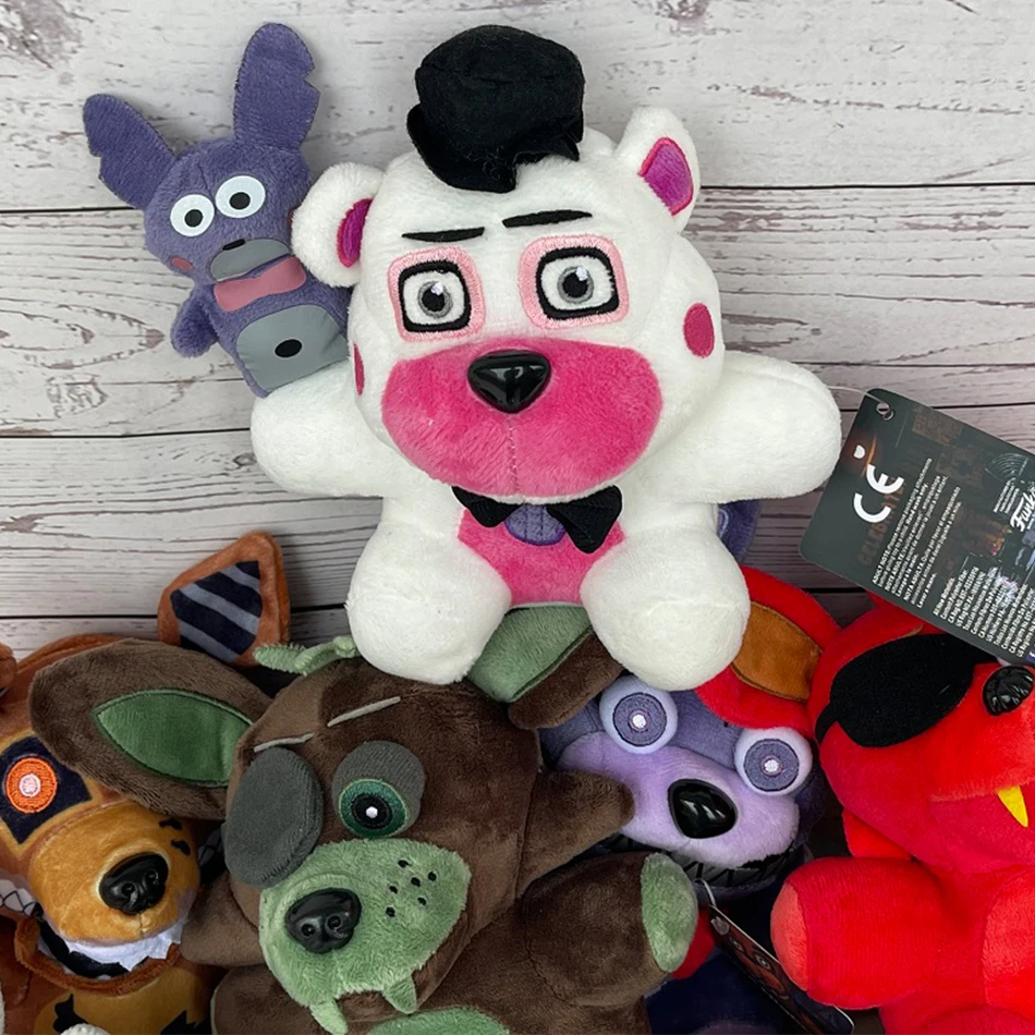 Five Nights at Freddy's FNAF Niedliche Plüschtiere Spielpuppen Bonnie Bär Foxy Cartoon Stoffpuppen Freddy Spielzeug Geschenke – Detail 2