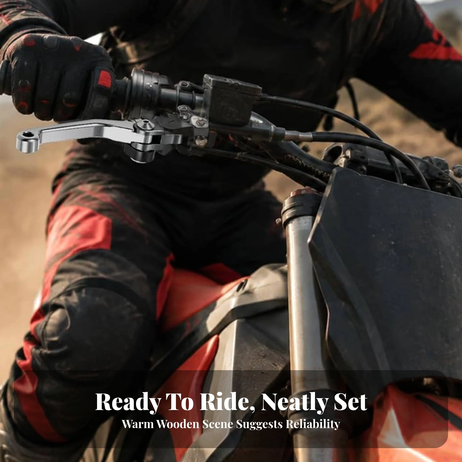 Brake Lever Assembly off-Road Adjustable Brake Lever Lightweight Long-Lasting for Dirt Bike Riders