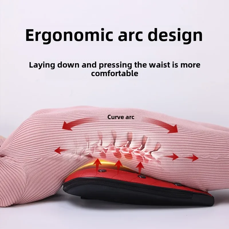 Full Body Kneading Massage Cushion Pillow for Neck Back Waist Hip & Lumbar Relief, Lying Use