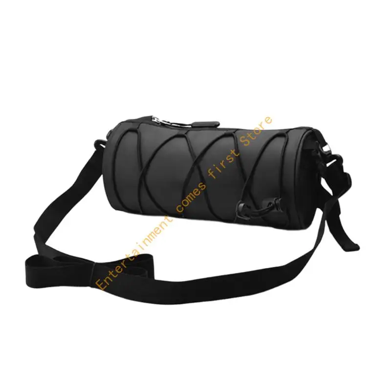 Bicycles Handlebar Bag Daily Travel Bike Bag for Local Use, Front Bar Storage with Top Entry Access, Cord Web Detail, and Fast