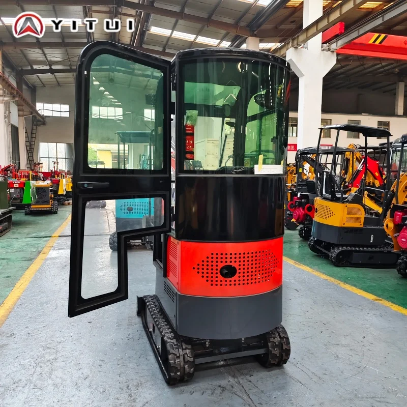 Customized 1.2Ton Mini Excavator – Versatile Small Digger with Tailored Attachments for Home Improvement Projects