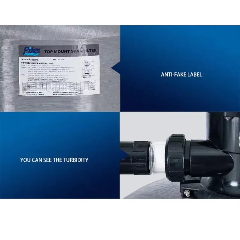 

Small Economical Above Ground Pool Pump and Sand Filter Combo 1.5inch Valve
