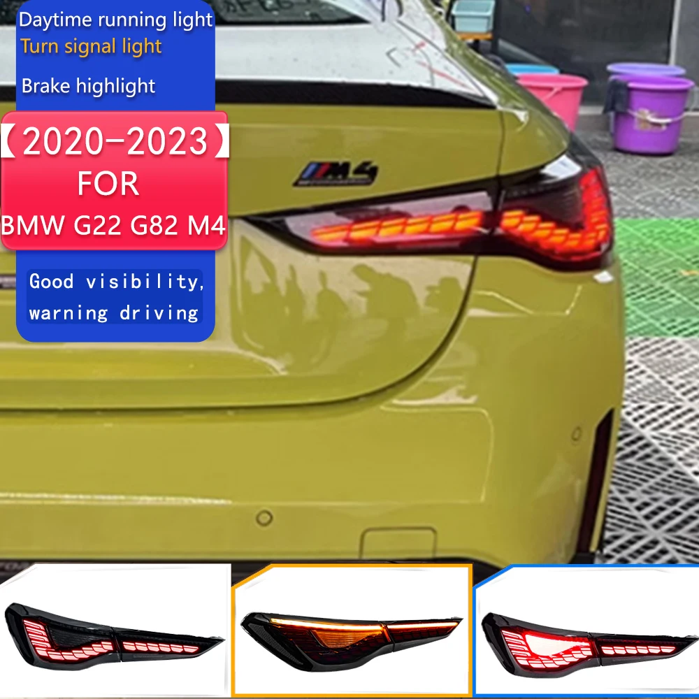 

Автомобильные фары для BMW G22 G82 M4, задний фонарь 2020-2023 425i 430i, обновление GTS Dragon Scrles, динамическая сигнальная лампа, аксессуары для инструментов
