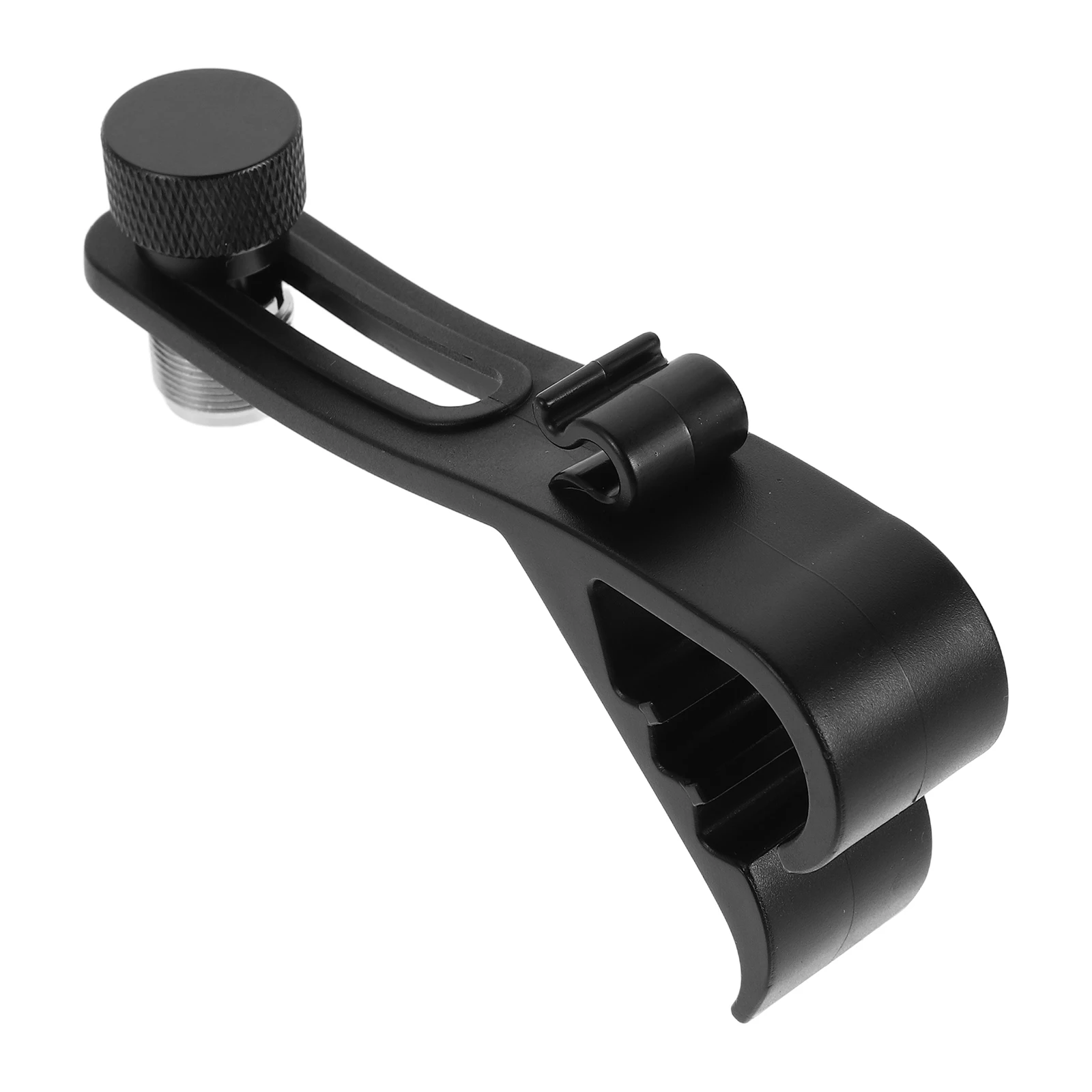 

Microphone Fixed Drum Clamp Clip Holder Mount Stand Securing Black Hanger Shockproof Adjustable Durable Mic Accessories