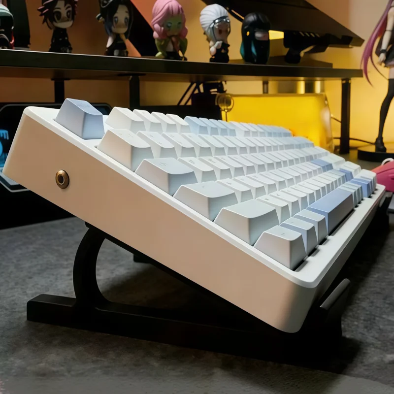 1 Pair Portable Keyboard Elevated Stand Raised Keyboard Angle Plastic Computer Keyboard Riser Accessories  Keyboard stand