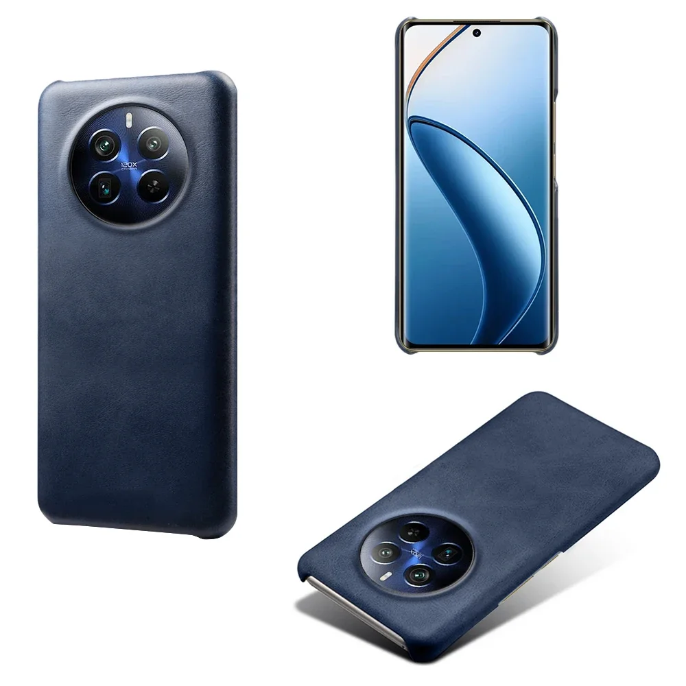 For Oppo Realme 12 Pro Plus Funda Luxury Slim Leather Business Case For OPPO Realme 12 Pro+ 5G 6.7“ RMX3840 Capa Cover Coque