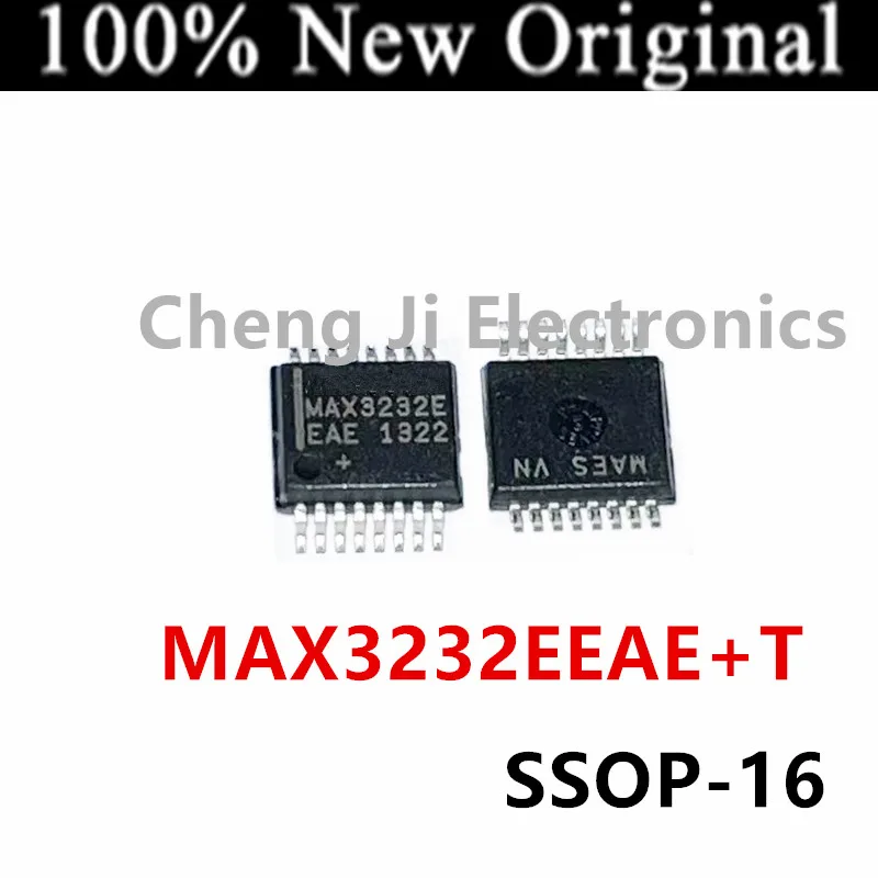 10PCS/Lot    MAX3232EEAE+T   SSOP-16 、MAX3232EEUE+T 、MAX3232ECAE+T    New Original RS-232 Interface Line Driver Chip   MAX3232