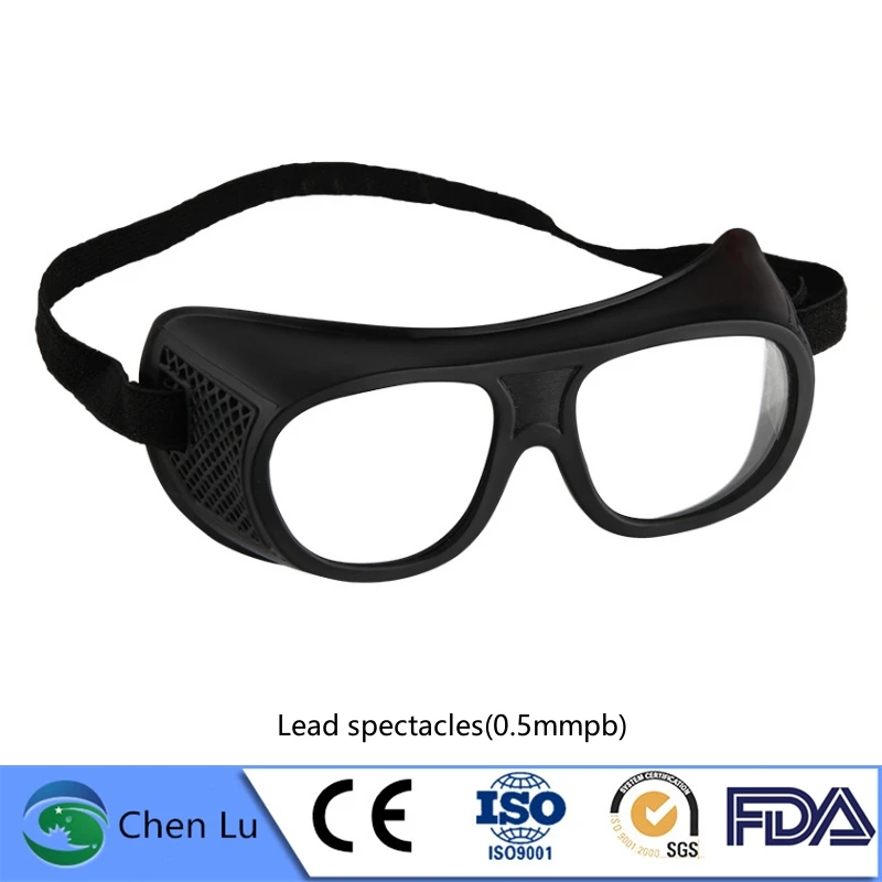 Recommend radiological protection sports type 0.5mmpb lead spectacles nuclear radiation protective lightweight lead glasses