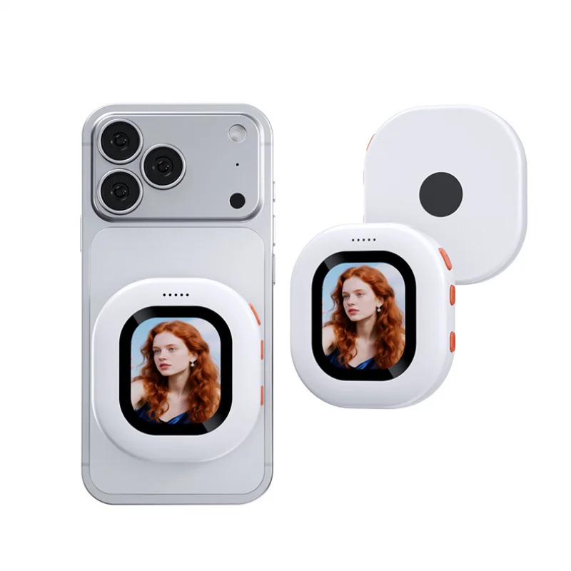 Wireless Magnetic Phone Screen Projector for iPhone Android Auto Selfie Photography Mirroring Streaming Media Device