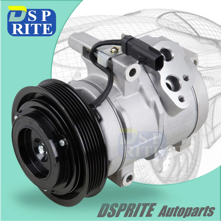 

AC Compressor 55111034AC RL111034AB 4596490AC R5111034AB for 10S17C Chrysler 300 V6 2.7L 05 2006 2007 2008 2009 2010 55111034AA