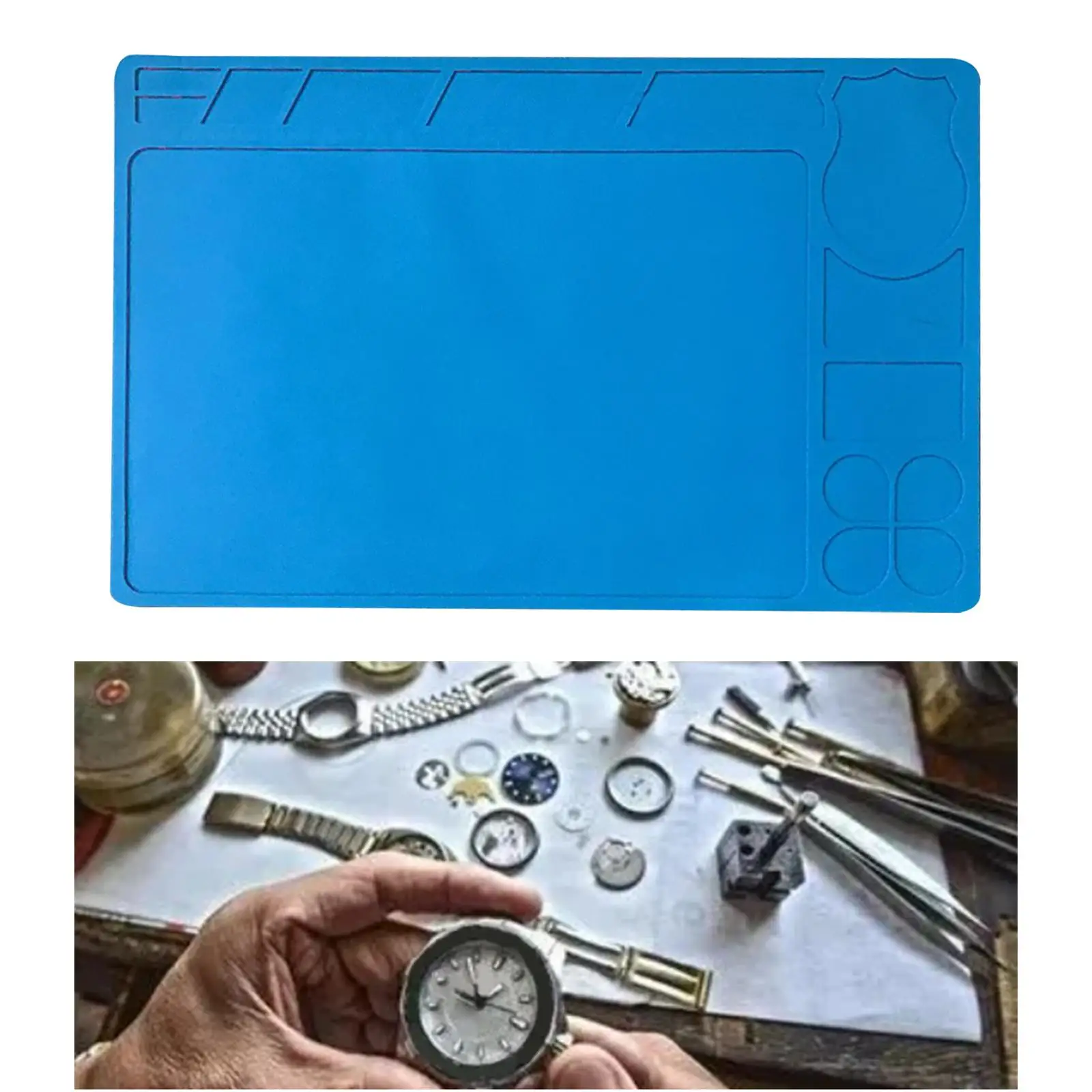 Anti-slip Heat Insulation Silicone Repair Work Mat for Soldering