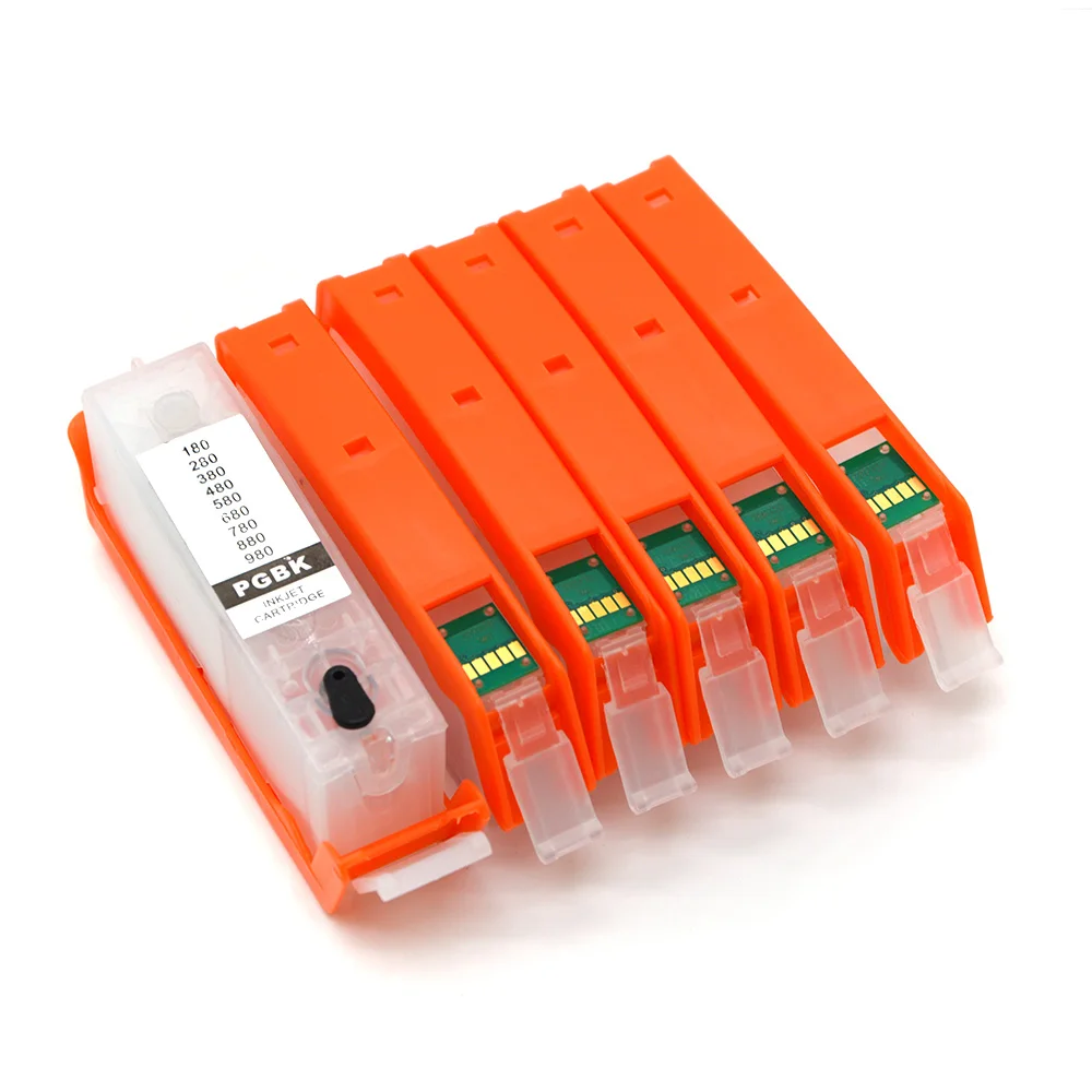 Europe PGI-580 CLI-581 Refill Ink Cartridge with Chip for Canon TS6350 TS6351 TS705 TS8252 TS8350 TS8351 TS8352 TS9150 TS9155 - Image 3