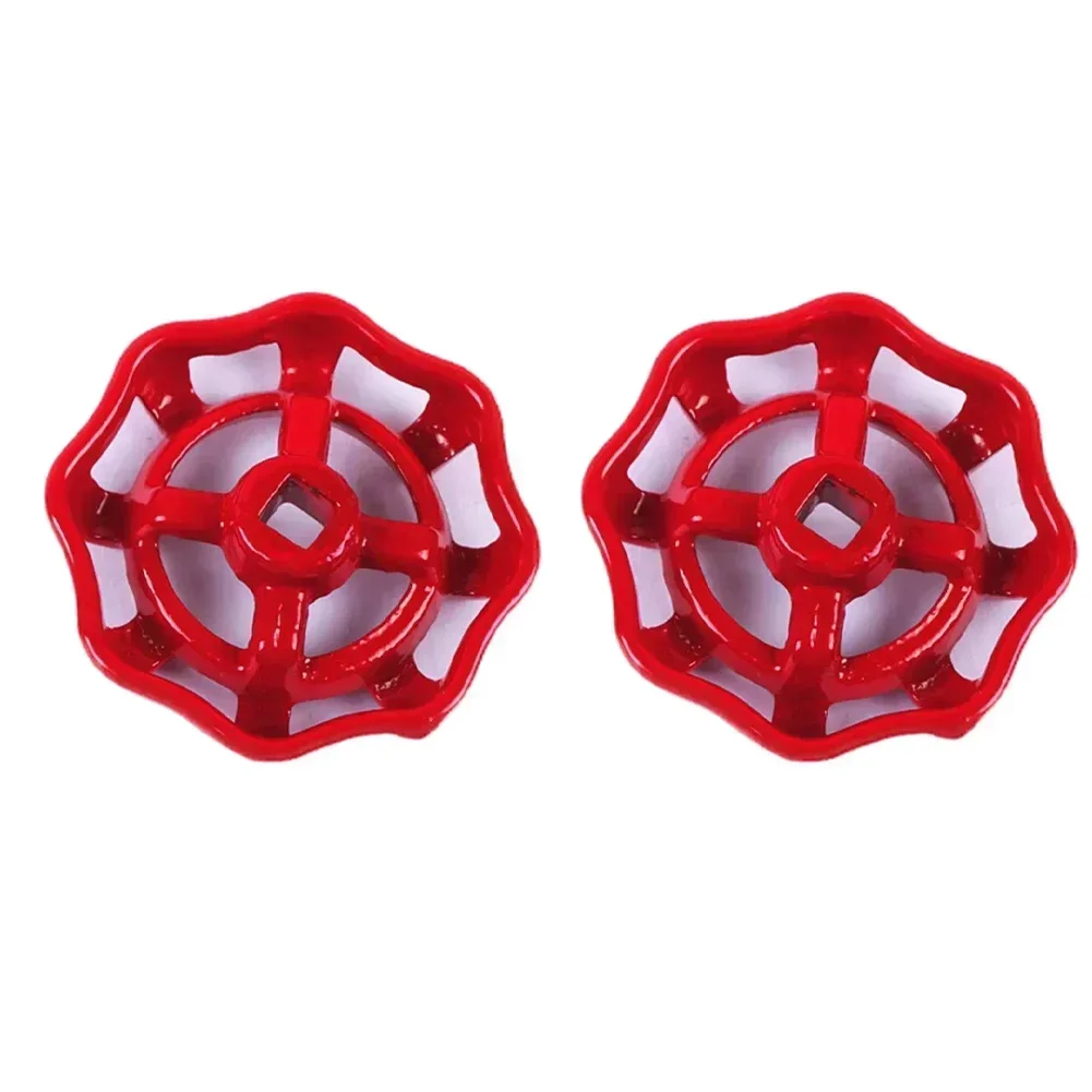 1 مجموعة/2 قطعة صمام الحديد الزهر عجلة اليد مقبض النحاس بوابة صمام غلوب صمام عجلة اليد 6 مللي متر ، 7 مللي متر ، 8 مللي متر ، 9 مللي متر مضخات أجزاء