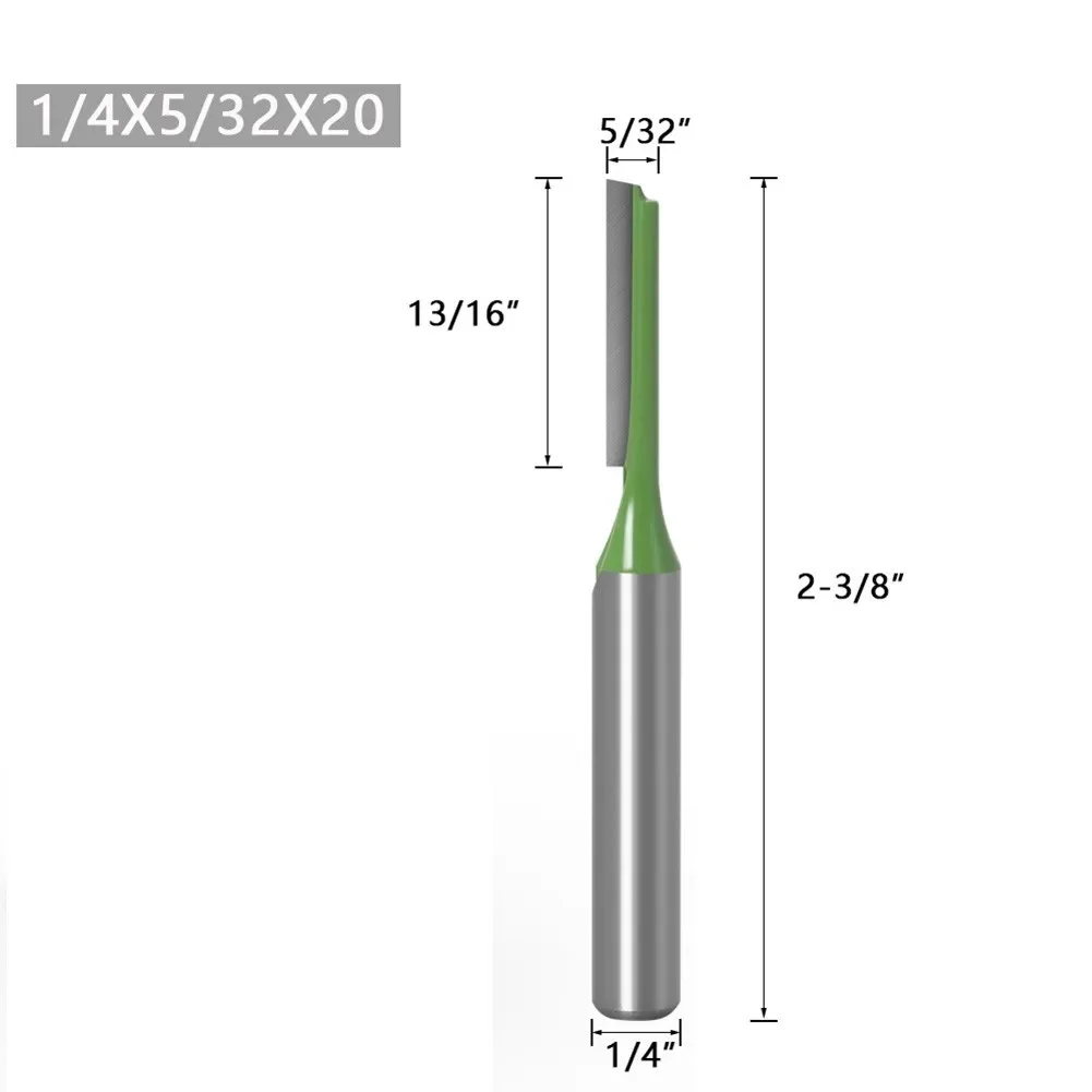 Heavy Duty 17pc For Woodworking Router Bit Set 14 Shank Single Double Flute Milling Cutter For For Woodworking