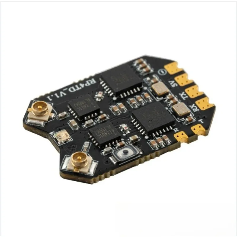 AOZILIN RP4TD V1.2 ExpressLRS 2.4G True Diversity RC Receiver Dual TCXO CRSF For RC Aircraft FPV Model Parts